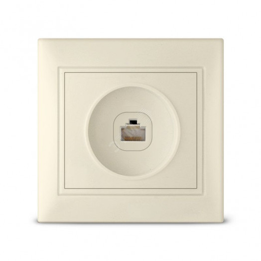 Розетка Севиль компьтерная слоновая кость (ivory)