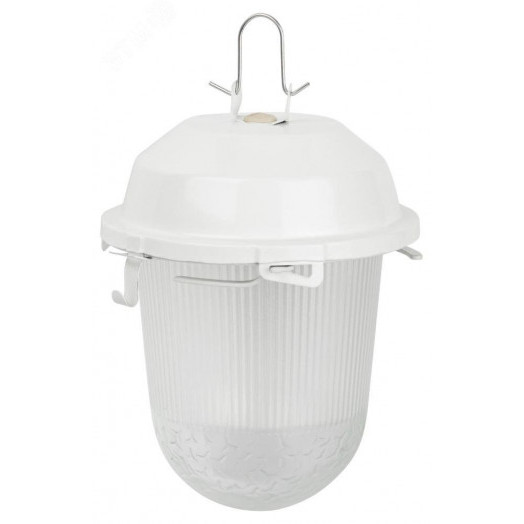 Светильник НСП 02-100-001 без решетки Желудь сталь / стекло IP54 E27 max 100Вт 170х260 белый