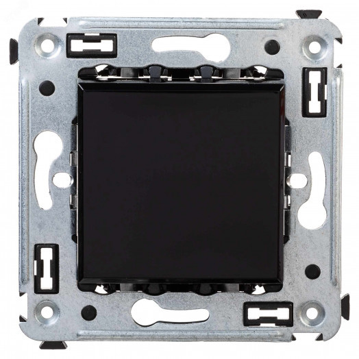 Avanti Переключатель одноклавишный в стену, ''Черный квадрат''