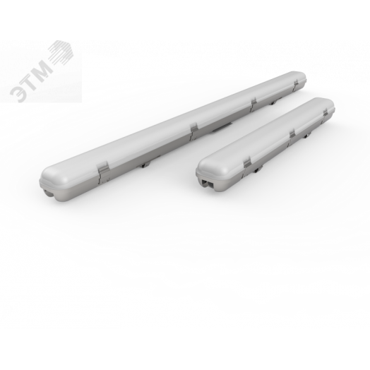 Светильник светодиодный ДСП/ДПП-30Вт 1242х90х68мм IP65 3800Лм 5000К BASIC Strong прозрачный рассеиватель