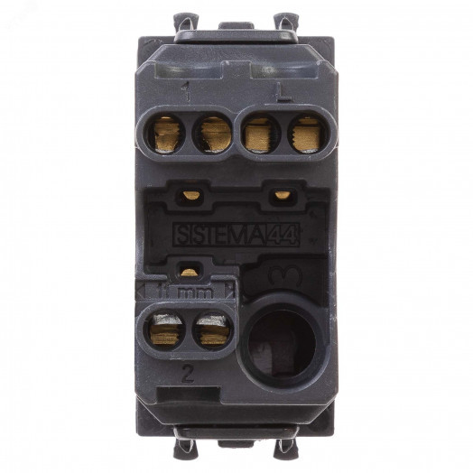 Avanti Переключатель ''Черный квадрат'', 16A, 1 модульный