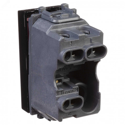 Avanti Переключатель ''Черный квадрат'', 16A, 1 модульный