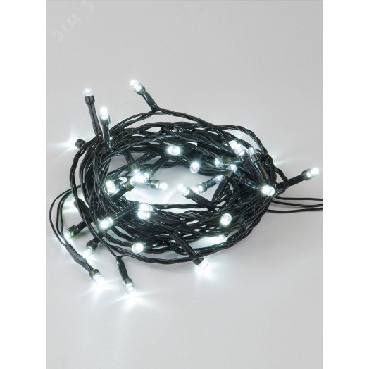 Гирлянда светодиодная 5м 50 светодиодов Провод зеленый ULD-S0500-050/DGA WHITE IP20
