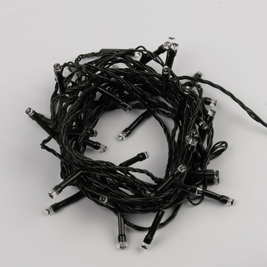 Гирлянда светодиодная 5м 50 светодиодов Провод зеленый ULD-S0500-050/DGA WHITE IP20