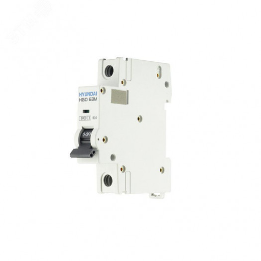 Автоматический выключатель HGD63-M 1PMBS0000C 00016 1 полюс, 16А, ток к.з. 6kA, хар-ка B (STANDARD)