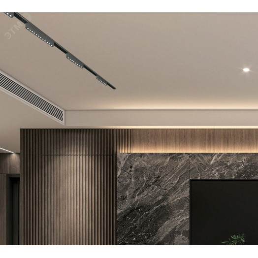 Светильник трековый светодиодный низковольтный ДПО16 1206 6W 4000K spot 36° черныйIP20 Jazzway