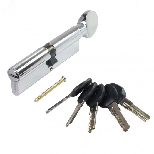 Механизм цилиндровый для врезных замков, АЛЛЮР HD FG 110-5К CP(50х10х50G) хром