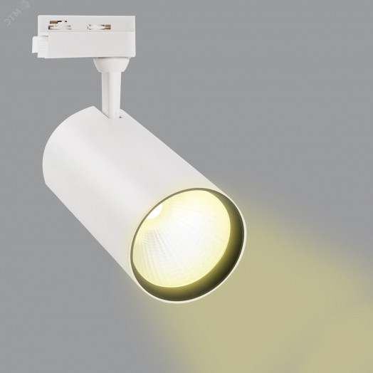 Светильник-прожектор светодиодный трековый ULB-Q276 32W-3000К WHITE 3000 Лм Теплый 3000К Корпус белый