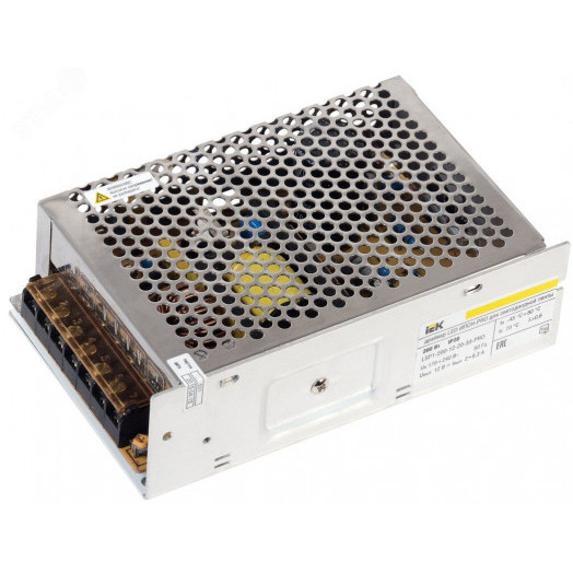 Драйвер LED ИПСН-PRO 200Вт 12 В блок - клеммы IP20 IEK