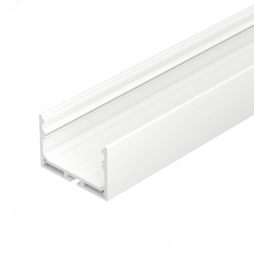 Профиль с экраном SL-LINE-4932-2500 WHITE+OPAL (Алюминий)