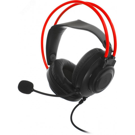 Гарнитура мониторная Bloody G200, кабель 2м, черный/красный