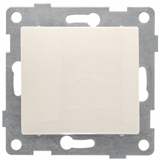 GUSI Bravo механизм переключателя (проходной) 1кл., скрытая  установка,  10А, 250В. Цвет: бежевый.