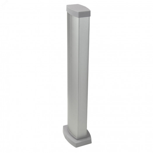 Snap-On мини-колонна алюминиевая с крышкой из алюминия, 2 секции, высота 0,68 метра, цвет алюминий