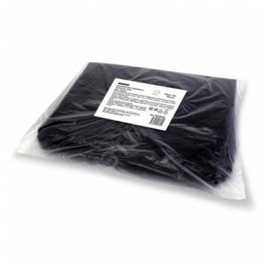 Пакеты для мусора ПВД пласт 180 л черные 30 шт Standart /8 упак.