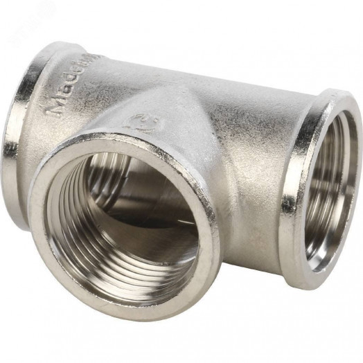 Тройник ВВВ 1'х1'х1' никелированный