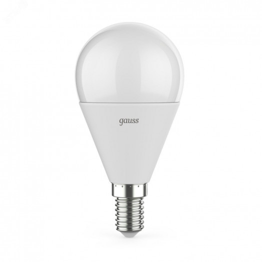 Лампа светодиодная LED 7 Вт 590 лм 4100К шар P45 нейтральный E14 AC 220В диммируемая Black Gauss