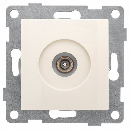 GUSI Bravo механизм антенной розетки, одинарной, скрытая  установка. Цвет  бежевый.
