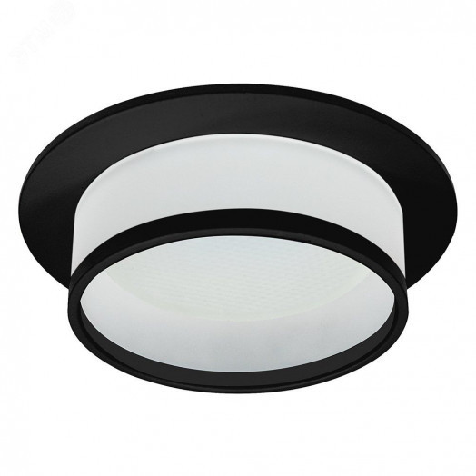 Светильник ДВО-15w GX53 без лампы черный