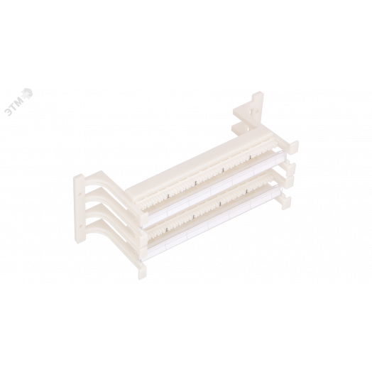 Настенный блок 110 типа, 100 пар, с ногами и c этикеткой, белый