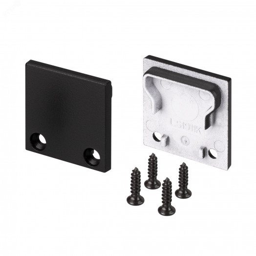 Заглушка SL-LINE-2011M SQUARE BLACK глухая (ARL, Пластик)