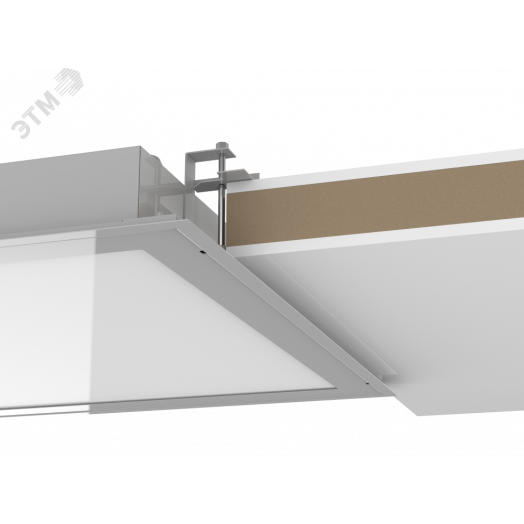 Светильник светодиодный VARTON медицинский встраиваемый C070/K 55 Вт CRI90 4000 K 600х600х100 мм IP65 с опаловым рассеивателем для установки в сэндвич-панели