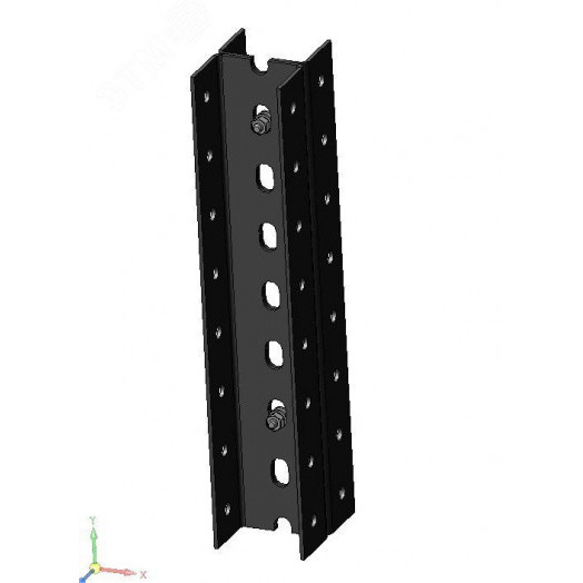 Стойка сдвоенная ССД 600 УТ1,5, горячее цинкование(толщина покрытия 40 -120мкм), S2,5