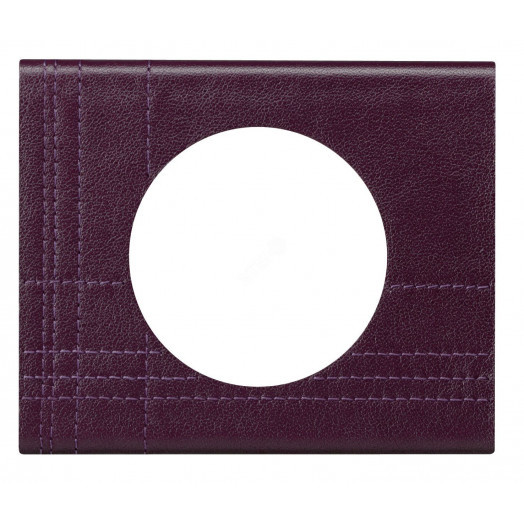 Рамка, однопостовая, кожа пурпур