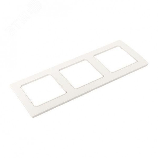 Стокгольм Рамка 3-местная белая