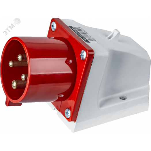 Вилка NCA-SR524-32-380 стационарная 32А 3P+PE IP44