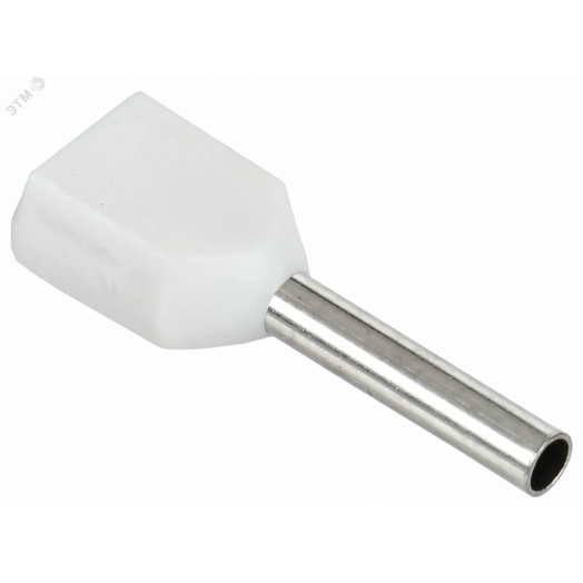 Наконечник-гильза НГИ2 0.75-10 белый (20шт)