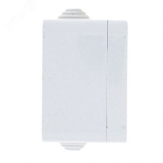 Прага Розетка 16А с заземлением IP44 белая