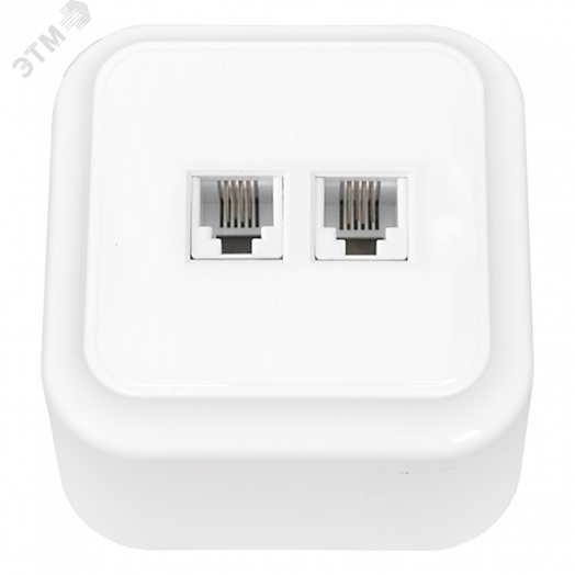 Беларусь Розетка двойная наружная телефонная