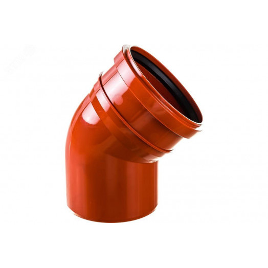 Отвод для наружной канализации 45 град. 200