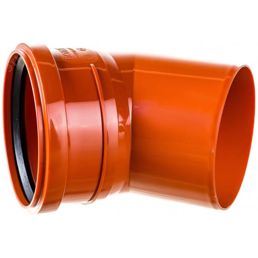 Отвод для наружной канализации 45 град. 200