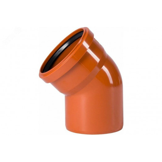 Отвод для наружной канализации 45 град. 200