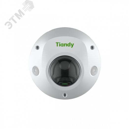 Видеокамера IP 2Мп купольная Fisheye 5Мп с PoE (2.8мм)