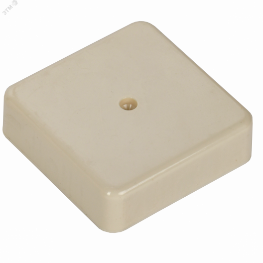Коробка распаячная КМ для открытой проводки 75х75х20мм слоновая кость