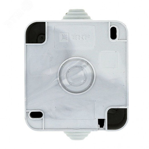 Прага Розетка 10А без заземления IP44 белая