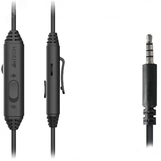 Гарнитура накладная Fstyler FH100i, кабель 1.8м,  черный