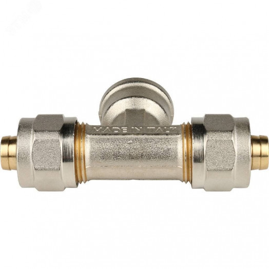 Тройник-переходник с внутренней резьбой 1/2'х16 для металлопластиковых труб винтовой