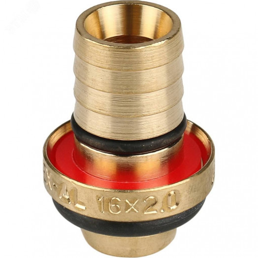 Тройник-переходник с внутренней резьбой 1/2'х16 для металлопластиковых труб винтовой