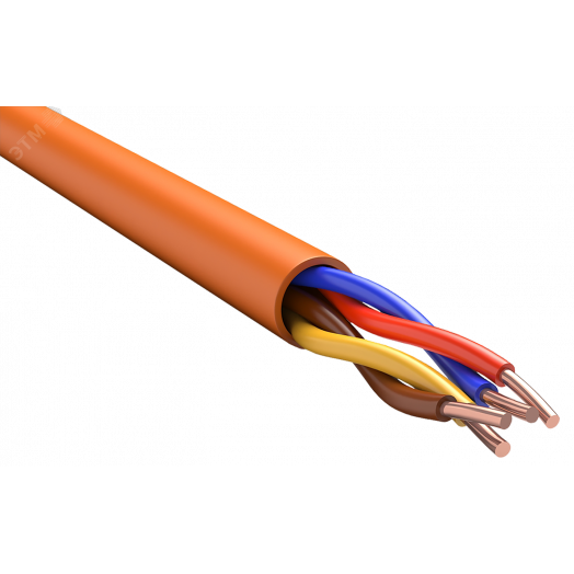 Кабель КПСнг(А)-FRLS 2х2х0.35 оранжевый 200м ITK