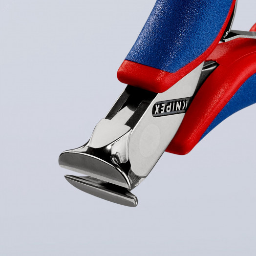 Кусачки торцевые для электроники режущие кромки с маленькой фаской с пружиной резка - мягкая проволока 2мм проволока средней твердости 1мм твердая проволока 06мм L=115мм зеркальная полировка двукомпонентные рукоятки