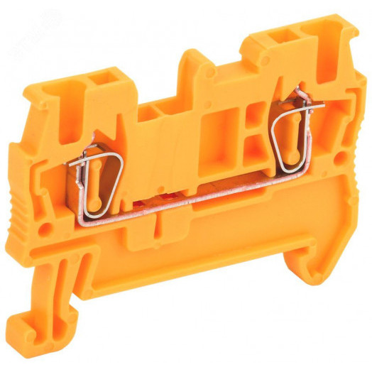 Клемма пружинная КПИ 2в-1,5 17,5А оранжевый