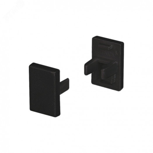 Заглушка SL-MINI-8-H12 BLACK глухая (пластик)