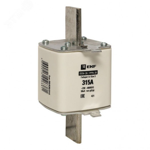Вставка плавкая ППН-39 630/315А габарит 3