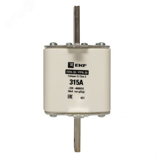 Вставка плавкая ППН-39 630/315А габарит 3