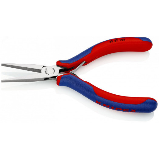 Длинногубцы захватные для электроники плоские губки L-145 мм 2-компонентные рукоятки