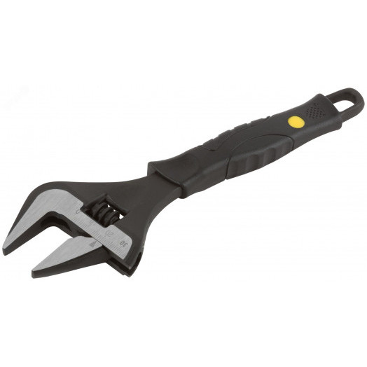 Ключ разводной ''Контур'', узкие губки, шкала, экстра увеличенный захват, ПВХ накладка на ручку 200 мм (39 мм)