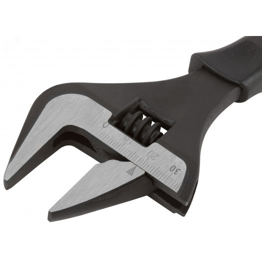 Ключ разводной ''Контур'', узкие губки, шкала, экстра увеличенный захват, ПВХ накладка на ручку 200 мм (39 мм)